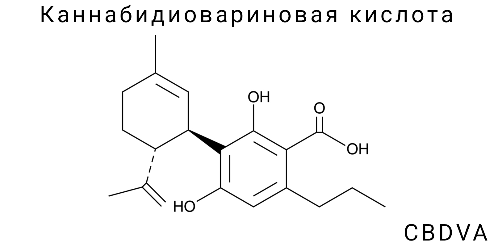 Каннабидиовариновая кислота (CBDVA)