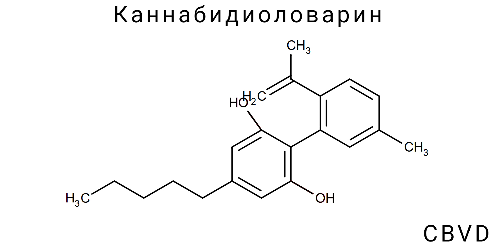 Каннабидиоловарин (CBVD)