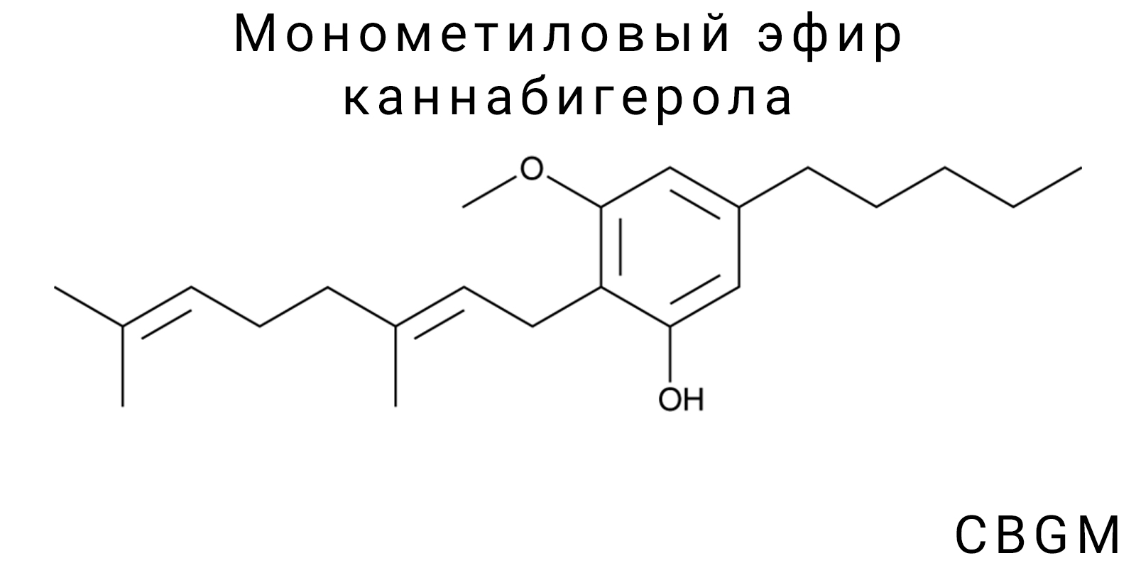 Монометиловый эфир каннабигерола (CBGM)