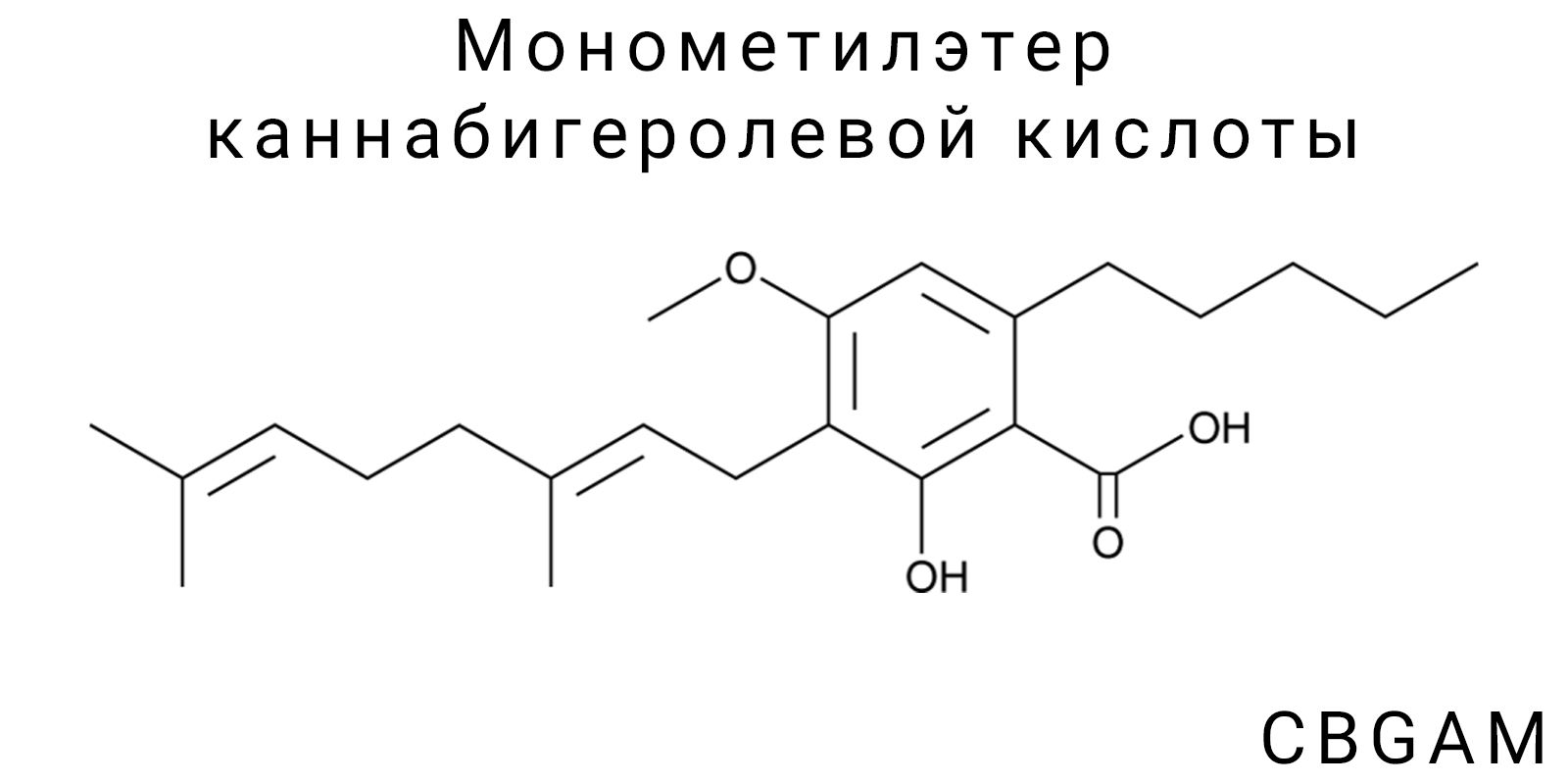 Монометилэтер каннабигеролевой кислоты (CBGAM)