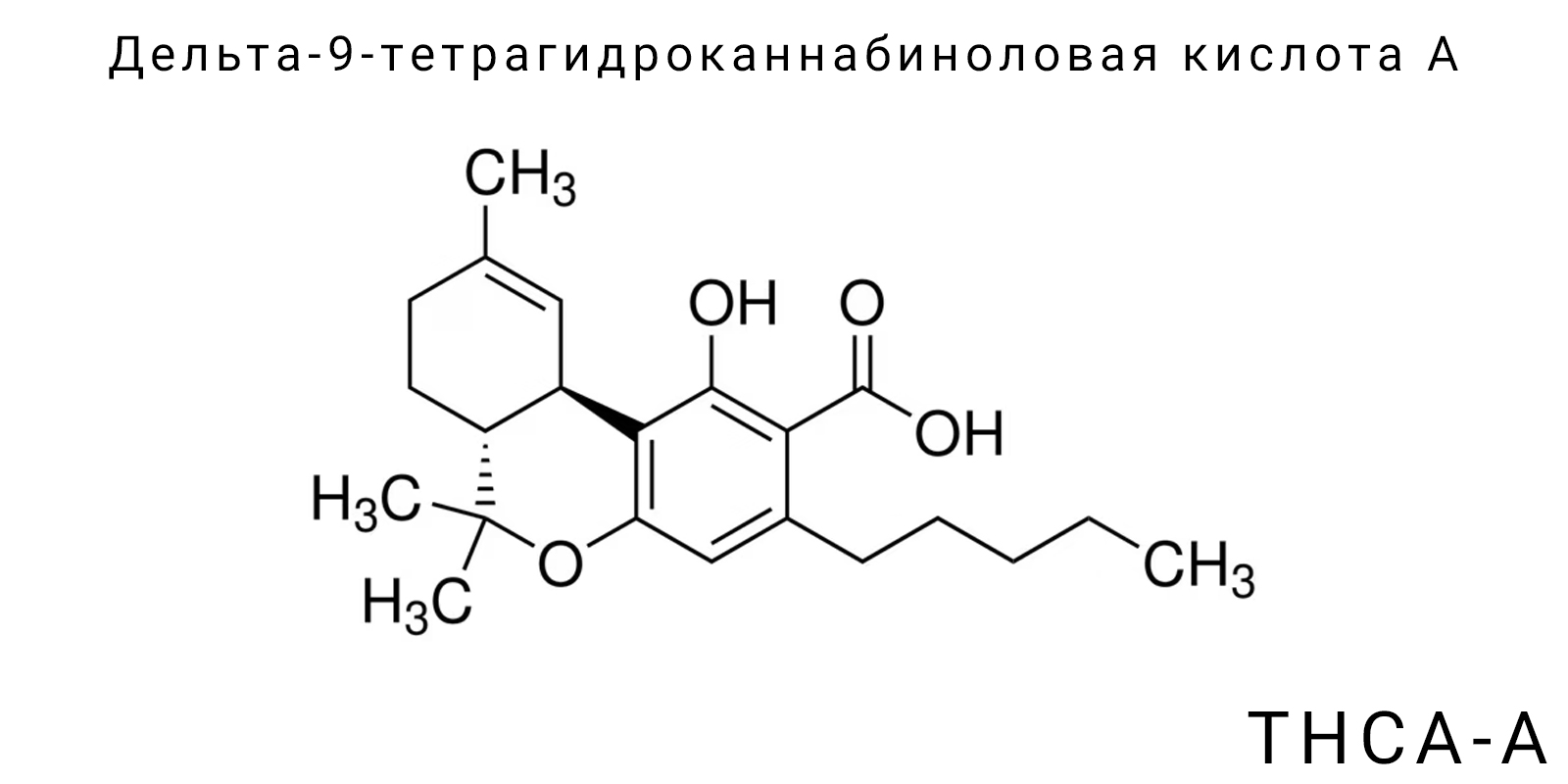 Дельта-9-тетрагидроканнабиноловая кислота А (ТГКА-А)