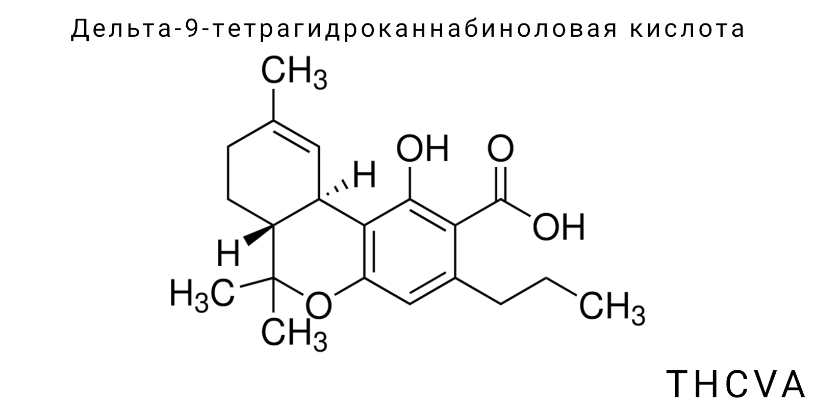 Дельта-9-тетрагидроканнабиноловая кислота (THCVA)