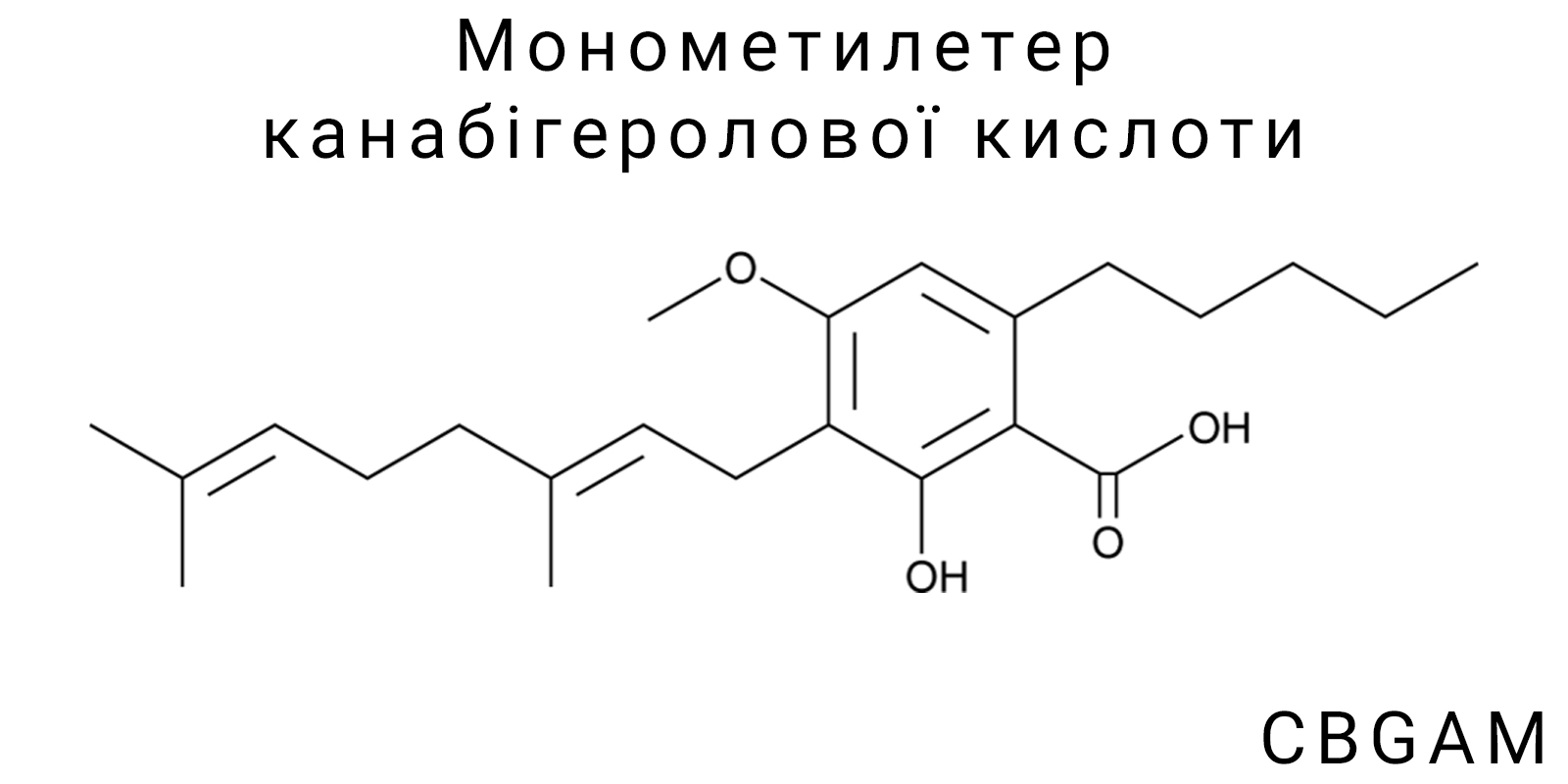 Монометилетер канабігеролової кислоти (CBGAM)