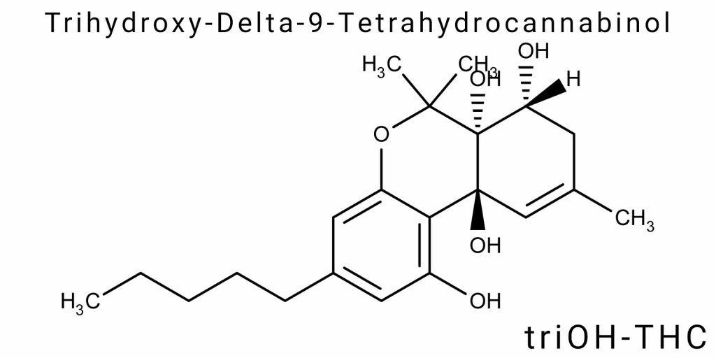 Trihydroxy-Delta-9-Tetrahydrocannabinol (triOH-THC)